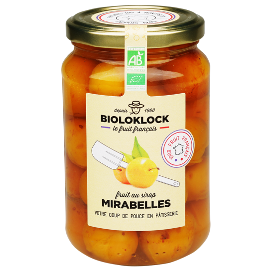 Mirabelles bio au sirop - 1