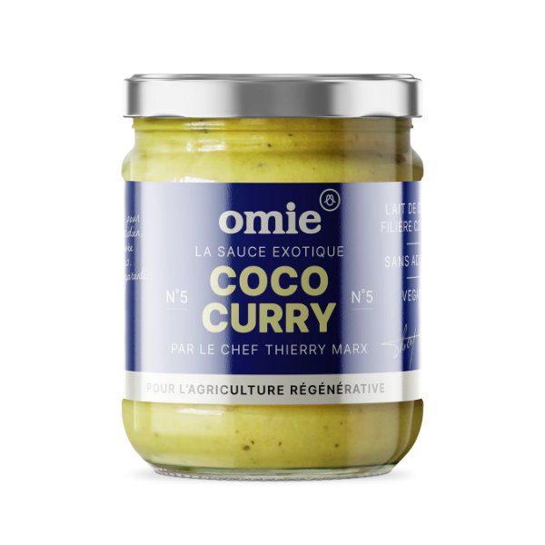 Sauce coco curry jaune de madras bio - 1