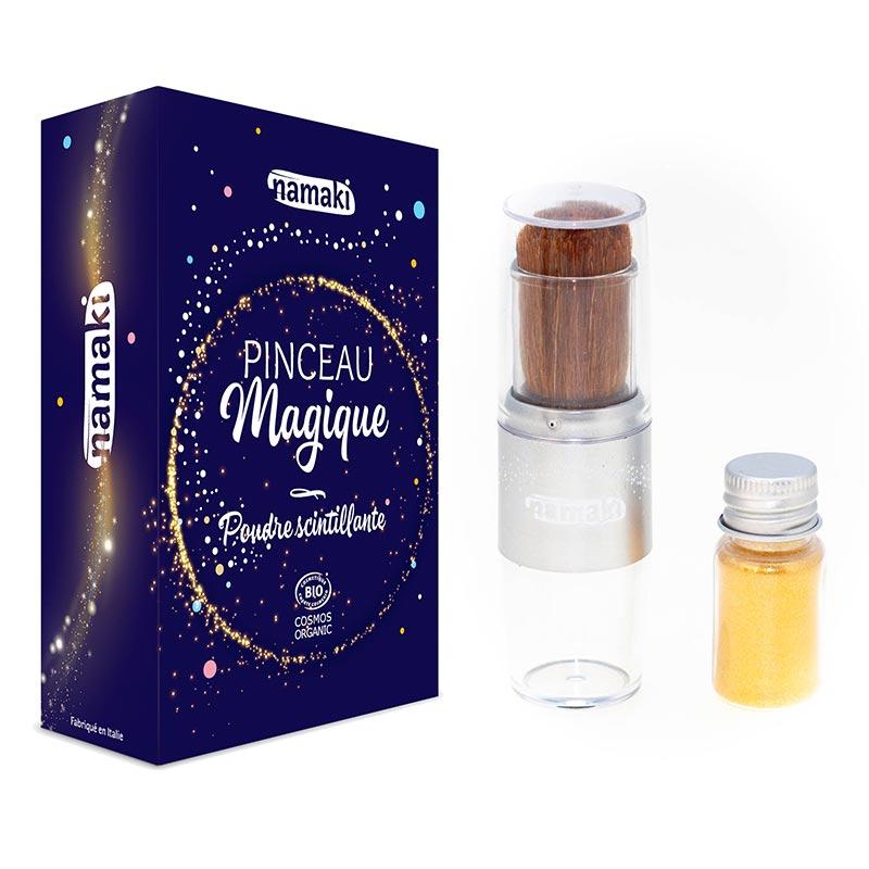 Namaki -- Pinceau Magique & Poudre scintillante dorée